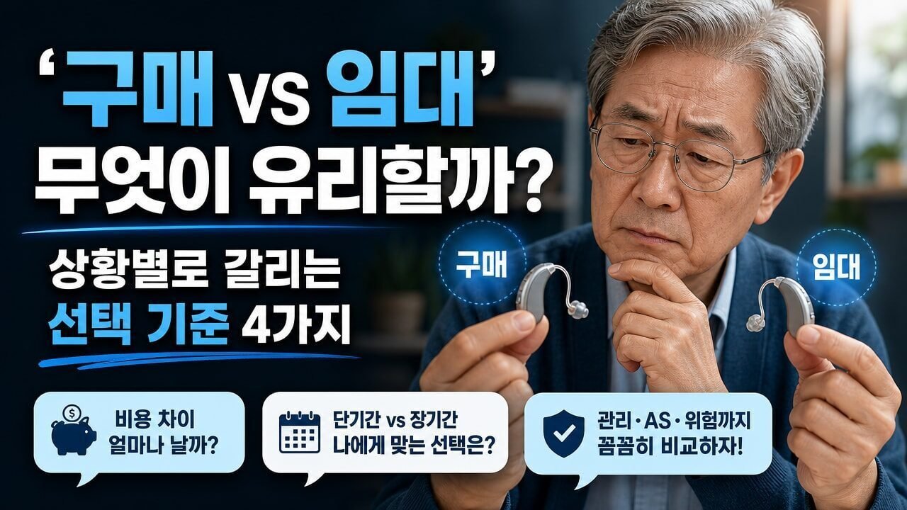 ‘구매 vs 임대’ 무엇이 유리할까? 상황별로 갈리는 선택 기준 4가지
