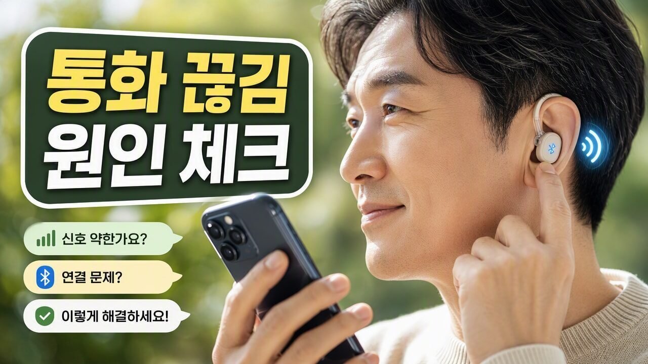 보청기 블루투스(연결/통화) 끊김이 생길 때 해결할 것, 스마트폰 설정 실수 체크리스트