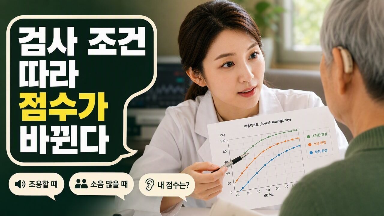 보청기 청력검사 결과지 보는 법, ‘어음명료도’만 보면 놓치는 실수 줄어드는 이유