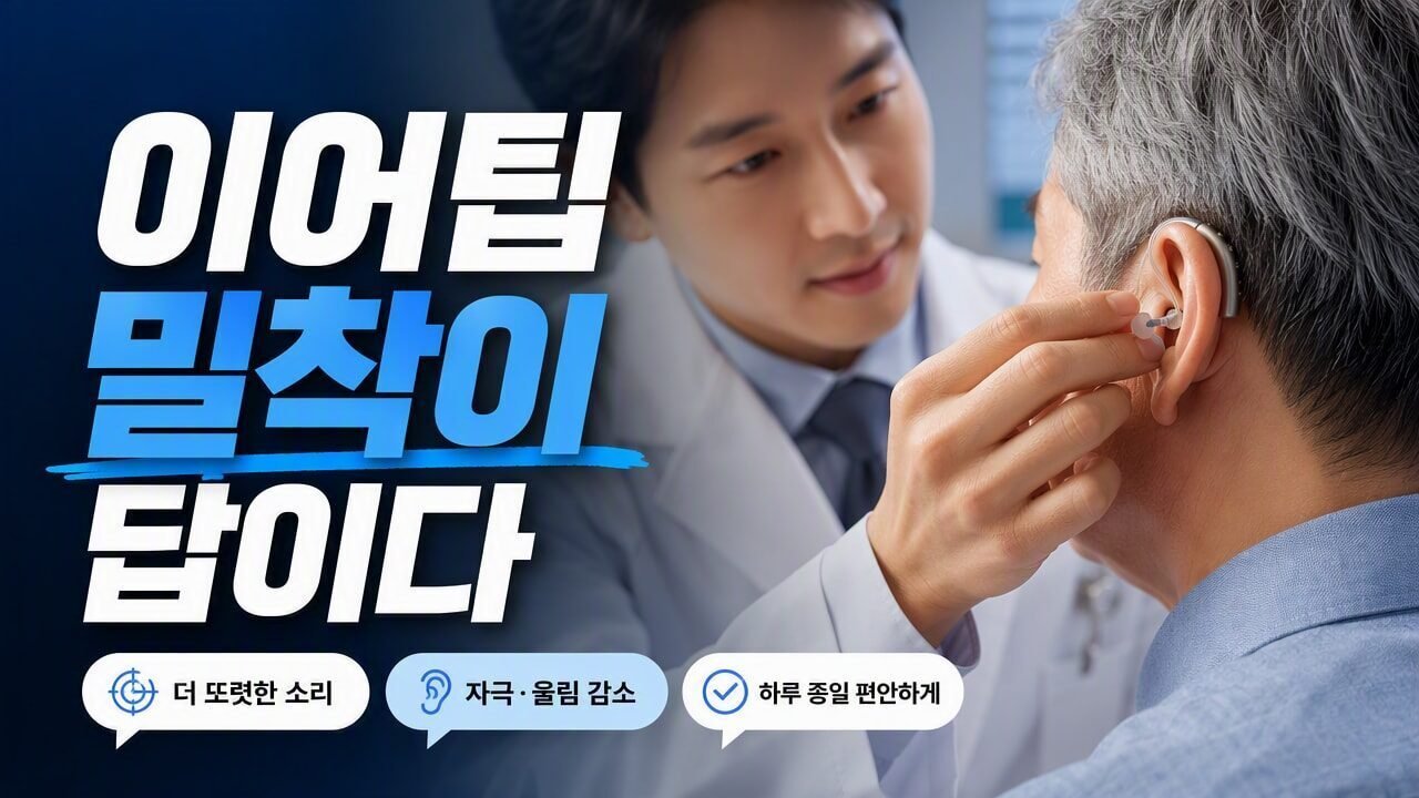 오픈형 보청기 선택할 때 ‘말이 새는 느낌’이 생기는 이유와 조절 기준(초보자 실수 줄이기)