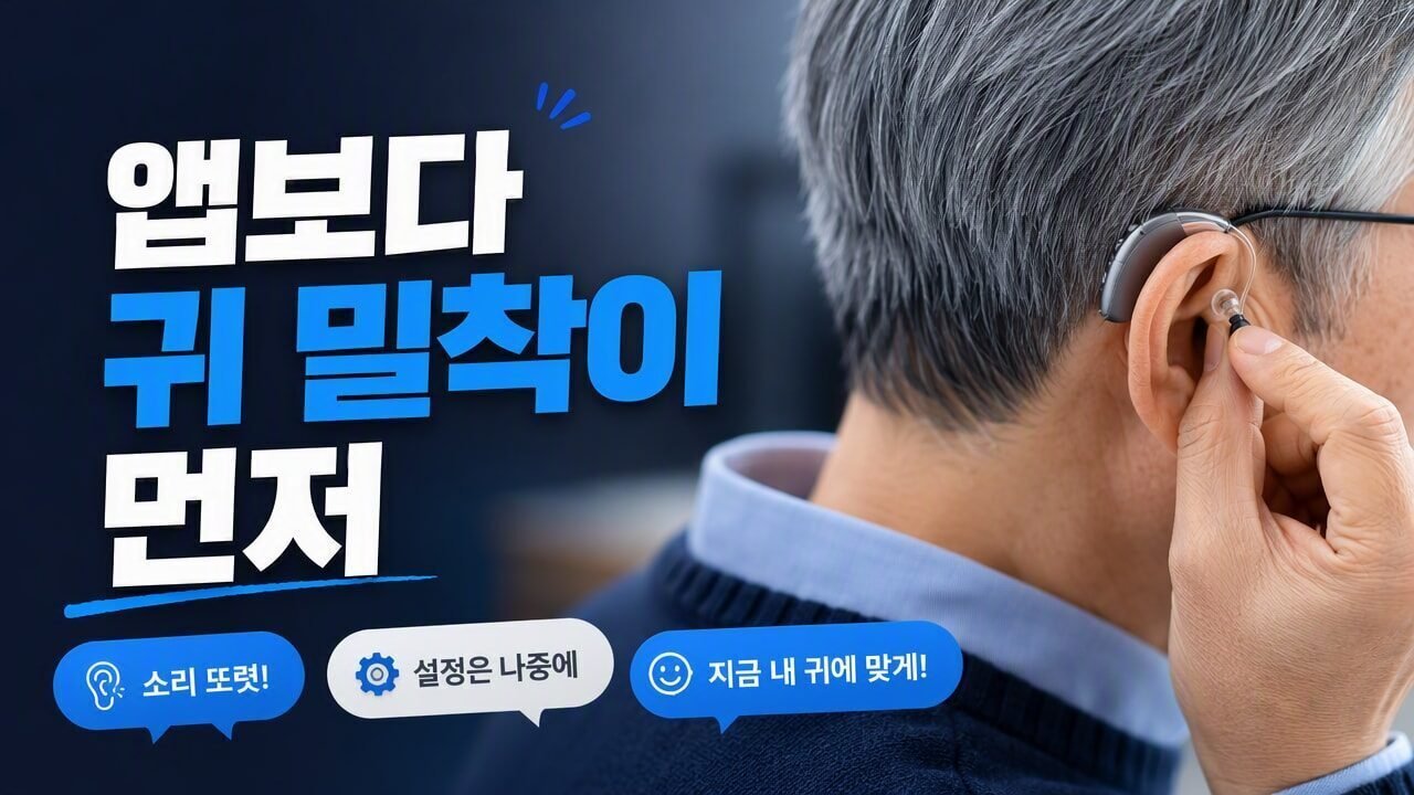 보청기 프로그램(환경/청취모드) 바꿨는데도 체감이 안 될 때, 스마트폰 앱 설정보다 먼저 봐야 하는 체크