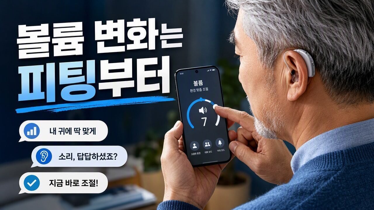 보청기 소리 볼륨이 계속 변한다면 점검할 순서, 스마트폰 앱 설정보다 먼저 볼 체크리스트